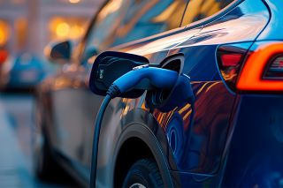 Foto: E-Auto beim Aufladen